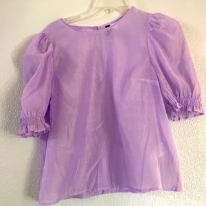 Cute purple shirt… good quality….